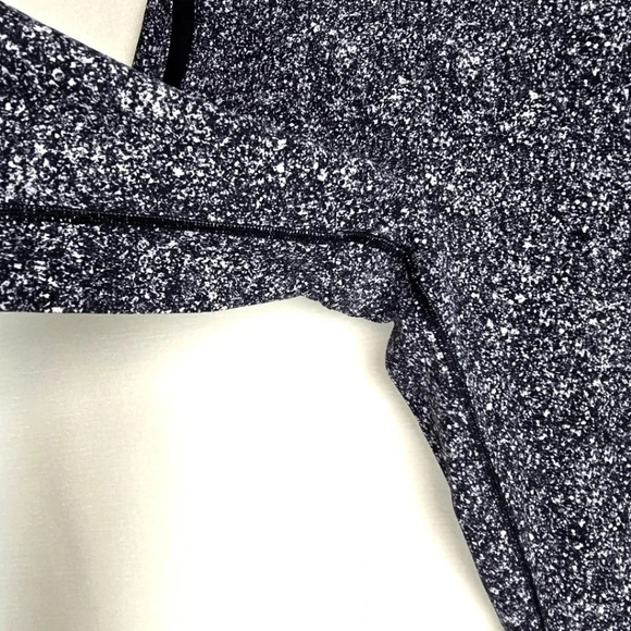 Lululemon Sz 8 Sleek & Strong Tight Leggings Diffuse Starlight Black Speckled - Picture 7 of 15